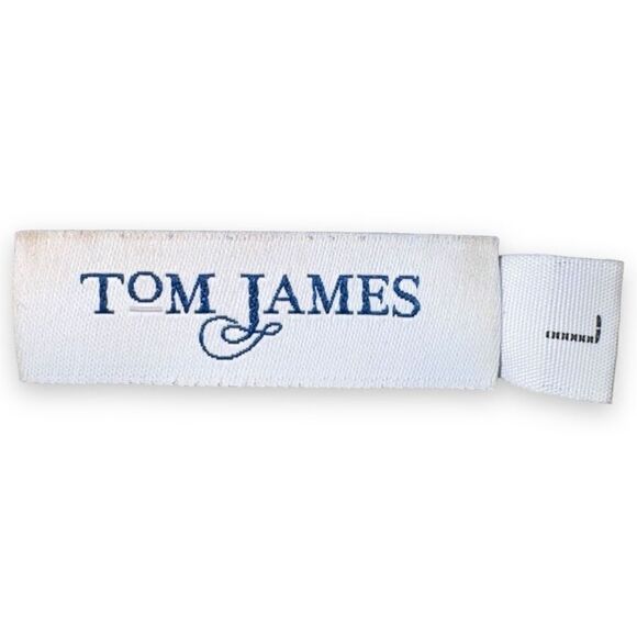 Tom James Gray V-Neck 100% Cashmere Sweater Size L - Picture 2 of 8